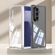 Magnetic Hinge Z Fold 7 Clear Anti-Drop Case Back Cover Four Corner Air Cushion Samsung Galaxy Z Fol