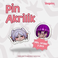 Custom Acrylic Pins Keychain Custom Photo Keychain Nama Custom Keychain Cute Keychain Anime