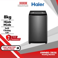 Haier 8kg Top Load  Washing Machine HWM80-316S6 Mesin Basuh Pencuci Pakaian Automatik with Pillow Dr