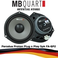 MB Quart Plug & Play Mid Bass OEM Speaker For Perodua Axia Alza Myvi Bezza Ativa Proton Saga BLM VVT