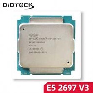 Intel Xeon E5 2697 V3 2697V3 CPU 2.6GHz 14 คอร์ 145W LGA 2011-3 โปรเซสเซอร์ ไม่มีพัดลม ไม่มีกล่องเดิ