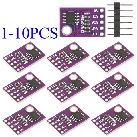 1-10PCS LM75 LM75A CJMCU-75 Temperature Sensor Module High Speed I2C IIC Interface High Precision De