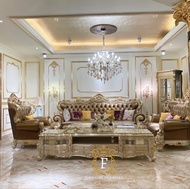 kursi ruwang tamu/set sofa mewah  ukir jepara /set sofa sultan