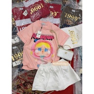 Dumpling cheek pink t-shirt