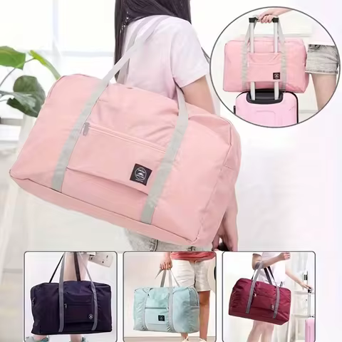 Portable Foldable Travel Duffle Bag Large capacity sports Gym Bag, Lightweight carry on Luggage Duff