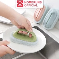 Sponge Kitchen Table Cleaning Brush with Handle D79