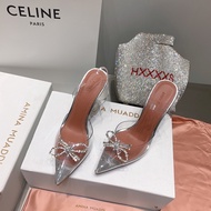 GA9 AM bow PVC crystal high heel sandals (heel height: 7cm, 9.5cm) 1064