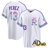 Men's Kansas City Royals #13 Salvador Perez White 2026 City Baseball Jerseys