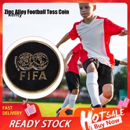 kT  Competition Coin for Football Games Wear-resistant Soccer Flip Coin Referee Flip Coin for Footba