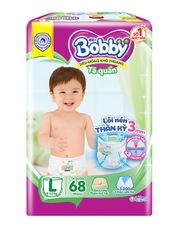 Tã Quần Bobby Siêu Siêu Lớn (Size L) - 68 Miếng