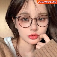 HIGHBUYING Anti Radiation Eyeglasses Round Eyeglasses For Women Men Accessories