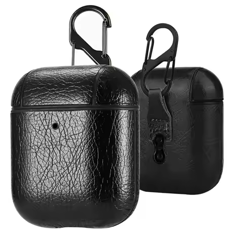 Luxury Case for Apple AirPods 1 2 Cases Bluetooth Wireless Earphone Leather Cover For AirPods Case F