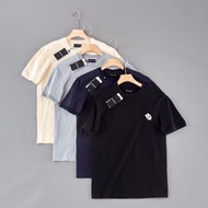 Armani men S-XXL cotton tee T-shirt 男裝短袖T恤 navy blue black beige grey