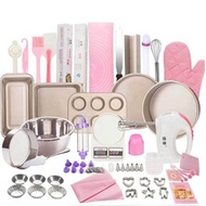 Set Alat Pembakar Pembakar Rumah Permulaan Set Penuh Acuan Kek Pizza Kuali Pembakar Perkakas Ketuhar