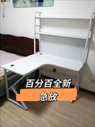 急放 100%全新 轉角書桌書架一體式加固家用桌上型電腦桌耐用桌子  Corner desk and bookshelf integrated tableCorner desk and bookshe