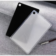 Samsung Tab Case A7 Lite Softcase Premium Black/ Case White Transparent Silicone Casing tablet A7 Li