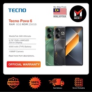 Tecno Pova 6 Smartphone | Mediatek Helio G99 Ultimate | 6.78" AMOLED Display | 108MP Single Camera