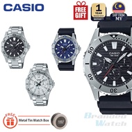 Casio MTD-1086-1AVDF Original Mens Marine Sports Diver Quartz Multifunction Day Date Display Resin B