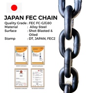 Load Chain FEC G80 Japan Link Chain 6.3mm/7.1mm/10.0mm/11.2mm