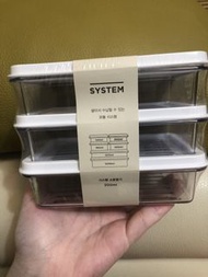 韓國正品 SYSTEM昌信 可微波可冷凍 保鮮盒(300ml)