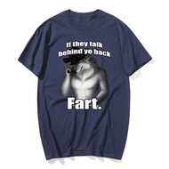 If They Talk Behind Yo Back Fart Funny Graphic Printed Tshirt Women Men Silly Animal Mental Health T