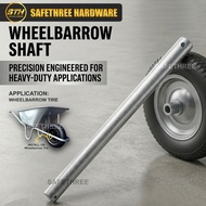 Wheel Barrow Shaft Replacement Hollow Axle Batang Hollow Tayar Kereta Sorong 鸡公手推车轴 Replacement Shaf