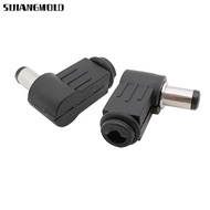 SIJIANGMOLD DC Power Male Plug, 5.5x2.1mm 5.5x2.5 mm Welding Wire Type 90 Degree Welding Connector, 
