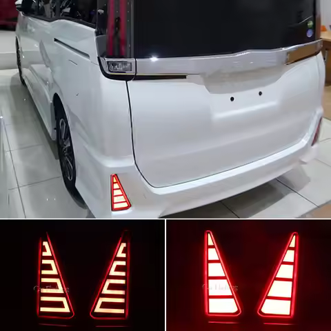 For Toyota Noah NOAH 80 VOXY 80 series LED light tube light guide rear bumper light, rear bumper bra