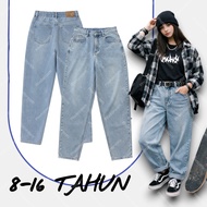 GIRLS' BAREL JEANS 3795