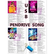 Pendrive Usb Song Lagu Disco 80s 90s D2