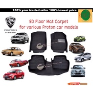 (New)Red Carpet 5D Floor Mat Carpet PROTON X70/Iriz/Persona/Gen2/Saga BLM FLX FL/Exora/Waja/Wira/Ins
