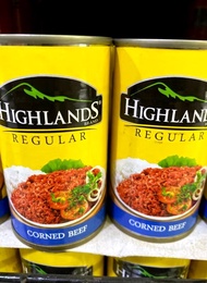 Highlands regular corned beef 175grams & 150g regular