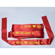 Patriotic Combo to Celebrate National Day September 2, Hand-held Waving Flag, Vietnam Banner to Cele