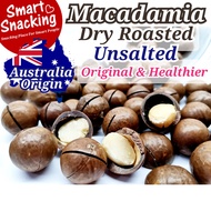 500g - Dry Roasted & Unsalted - Kacang Macadamia - Macadamia Nuts Roasted - Kacang Macadamia Murah -