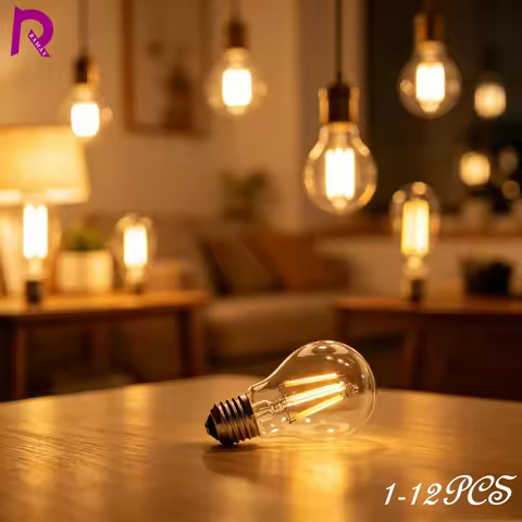 Energy Saving Bulb E27 E14 Edison Lamps A60 G45 AC220V LED Filament Light 2W 4W 6W 8W for Home Derec