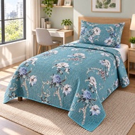 Cadar Fahim Selesa Single Patchwork Set 2 in 1 Cotton Material 80Percent 20Percent Polyster Anti Ked