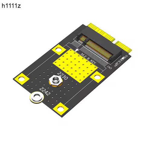 M.2 B Key to mSATA Adapter Card Riser NGFF M.2 SATA-Bus SSD to mSATA Male Converter Support 2230 224