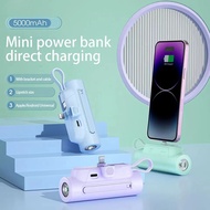 【SG Stock】With Lamp Mini Powerbank Fast Charging 5000mAh Wireless Power Bank For iPhone