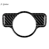 Carbon Fiber for - C Class W204 Inner Headlight Switch Decorative Cover Trim Replacement Parts Acces
