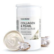 thaicream collagen pearl body scrub  ไทยครีม สครับขัดผิว ไข่มุก คอลลาเจน แอนด์ เพิร์ล  บอดี้สครับ สค