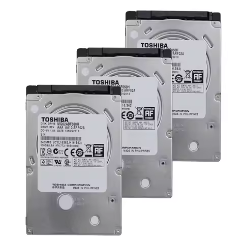 For Toshiba 2.5-inch SATA 2/SATA 3 Internal Laptop Hard Drives Notebook Internal 500GB/1TB/2TB HDD 5