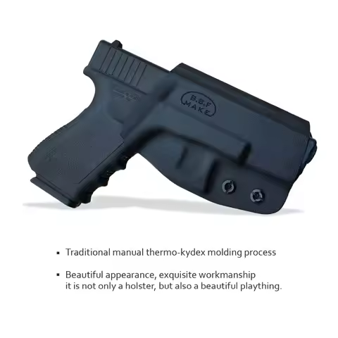 BBF Make OWB KYDEX Holster Fits: Glock 19 19x 23 32 17 22 3125 26 27 33 CZ P10 Gun Holster Belt Outs