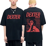 COD Couple Cotton T-Shirt - Dexter Morgan Pattern | Retro Oversized Short Sleeve