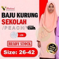 Falcon Baju Kurung Sekolah Warna Peach Orange