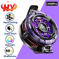 HY CX08 CX08Pro Mobile Phone Cooler Magnetic Cooling Fan Case Radiator For PUBG Gaming Back Clip Coo