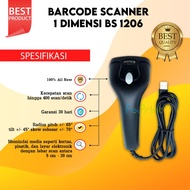 Barcode Scanner 1D Newland Iware BS-1206 USB Wired Non Stand