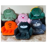 Large cute animal-shaped cotton office chair cushion for chairs 50x50cm, 52x52cm