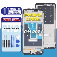 COMPATIBLE FOR REALME C11 2021 MIDDLE FRAME FRONT HOUSING FRAME BEZEL BODY TENGAH HOUSING REPLACEMEN