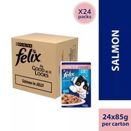 PURINA FELIX ADULT SALMON IN JELLY 2*12*85g