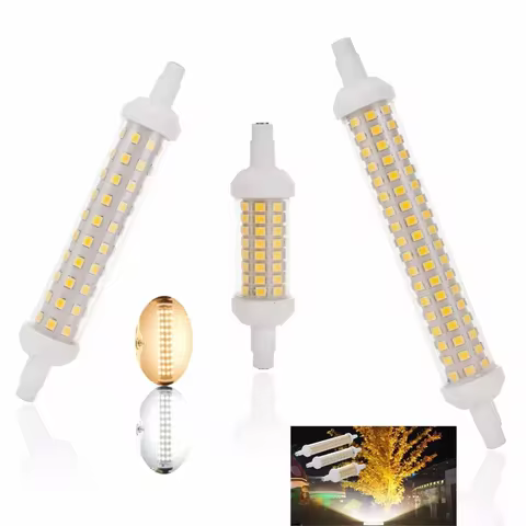 R7s LED 10W 15W 20W Lamps 78mm 118mm 135mm Lampadas LED Ceramics R7s 2835 SMD LEDs Bulb Replace Halo
